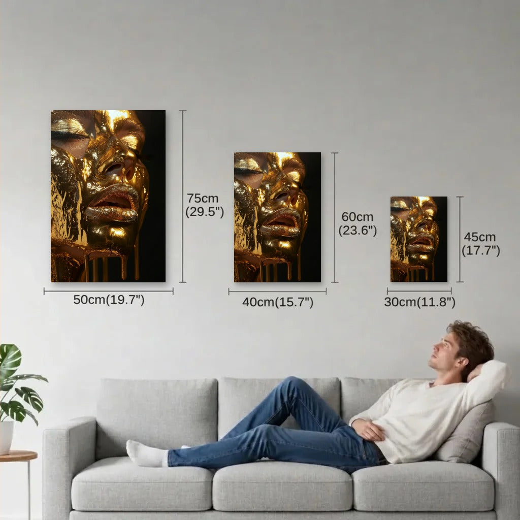 Expressions Art size guide 30x45, 40x60, 50x75 cm