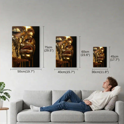 Expressions Art size guide 30x45, 40x60, 50x75 cm