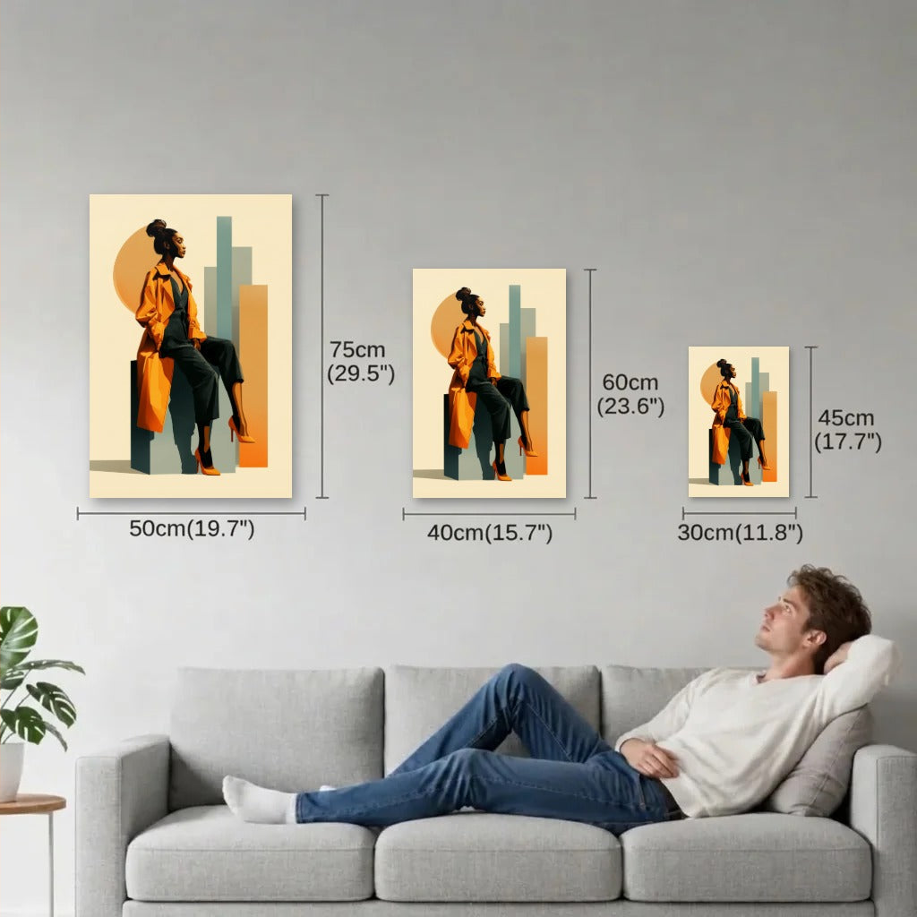Expressions Art size guide 30x45, 40x60, 50x75 cm