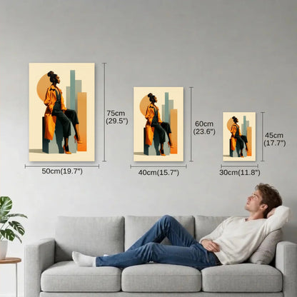 Expressions Art size guide 30x45, 40x60, 50x75 cm