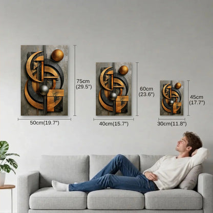 Expressions Art size guide 30x45, 40x60, 50x75 cm