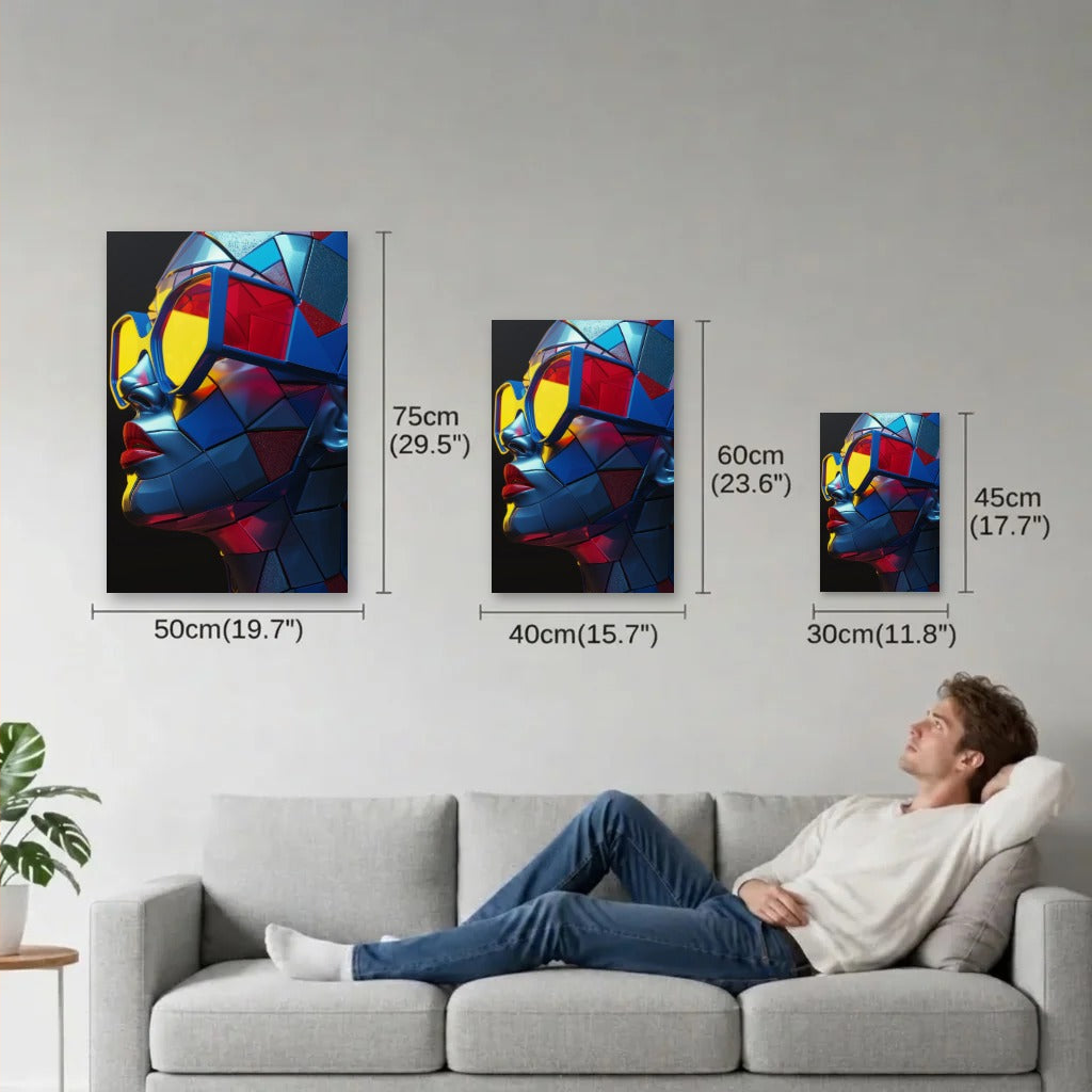 Expressions Art size guide 30x45, 40x60, 50x75 cm