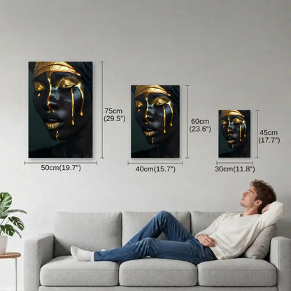 Expressions Art size guide 30x45, 40x60, 50x75 cm