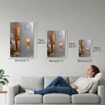 Luxury Art size guide 30x45, 40x60, 50x75 cm