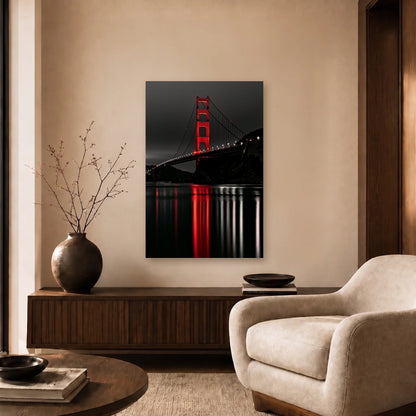 Luxury Art acrylic wall art in a beige living room