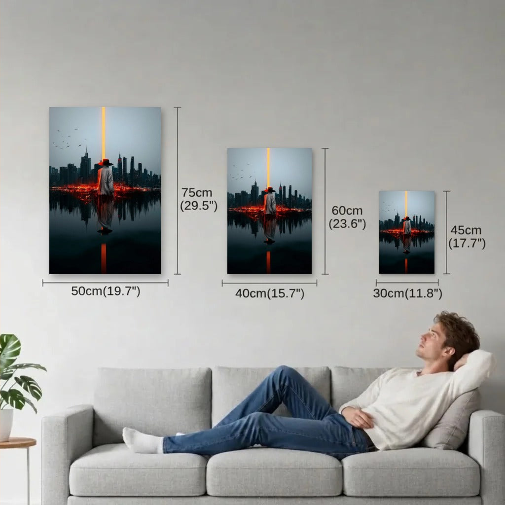 Luxury Art size guide 30x45, 40x60, 50x75 cm