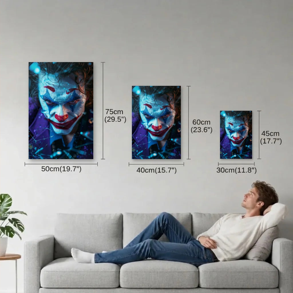 Cinematic Art size guide 30x45, 40x60, 50x75 cm