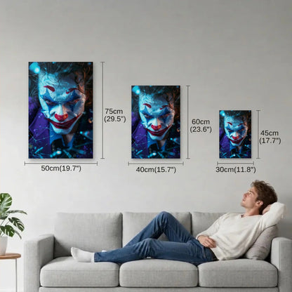 Cinematic Art size guide 30x45, 40x60, 50x75 cm