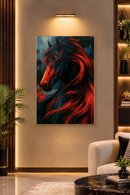 Wild Art acrylic wall art on a warm-lit luxury wall