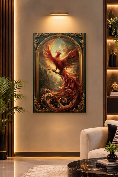 Wild Art acrylic wall art on a warm-lit luxury wall