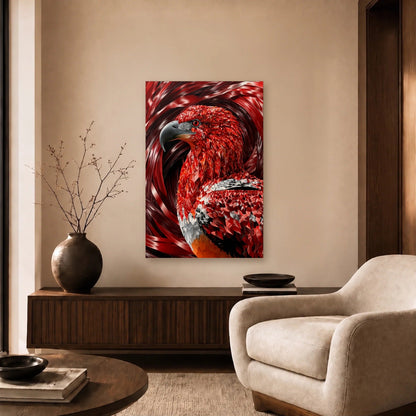 Wild Art acrylic wall art in a beige living room