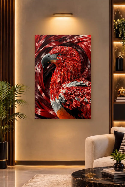 Wild Art acrylic wall art on a warm-lit luxury wall