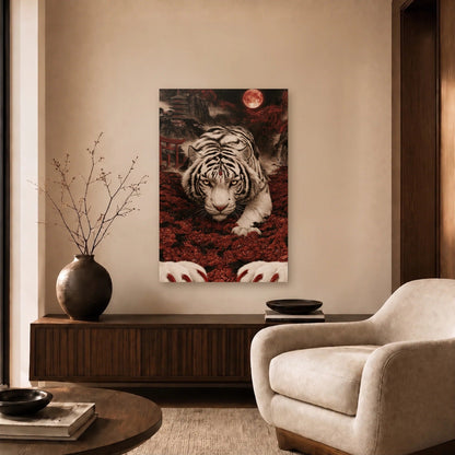 Wild Art acrylic wall art in a beige living room