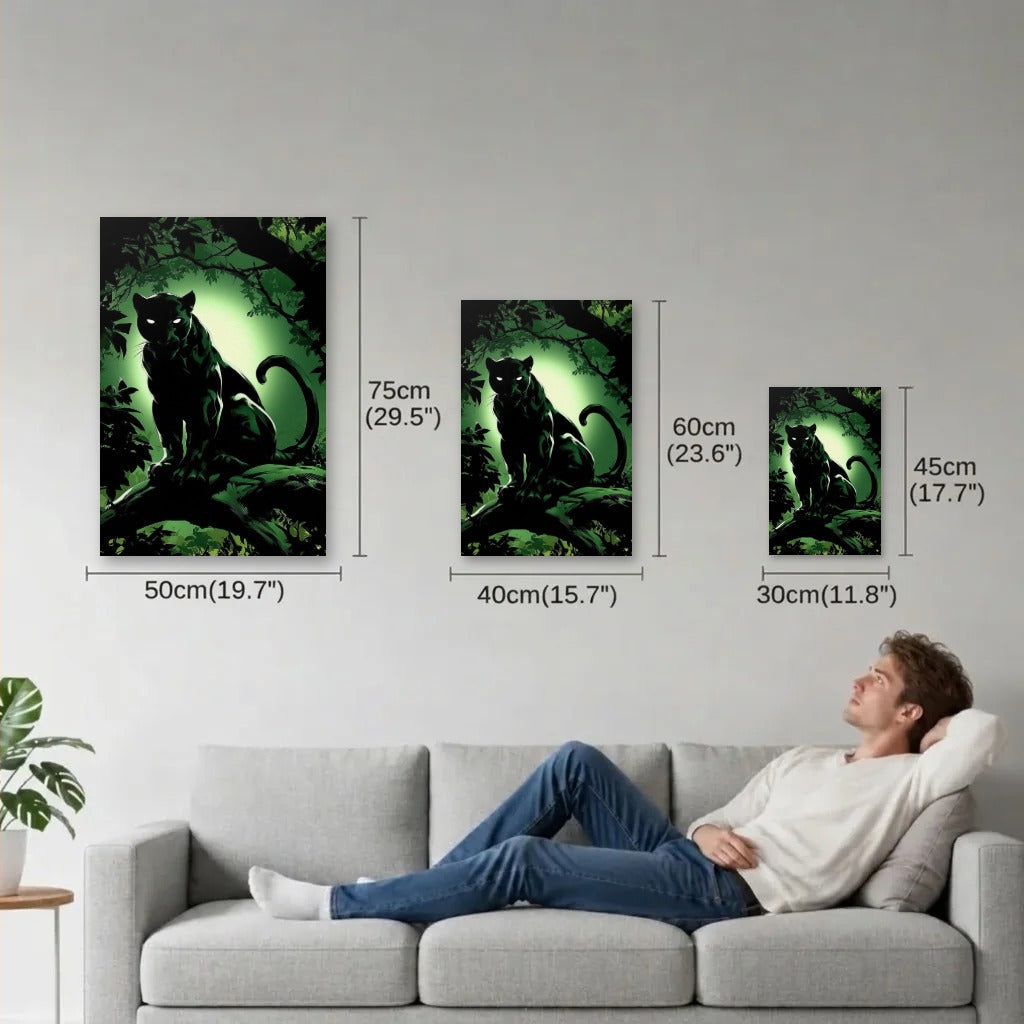 Wild Art size guide 30x45, 40x60, 50x75 cm