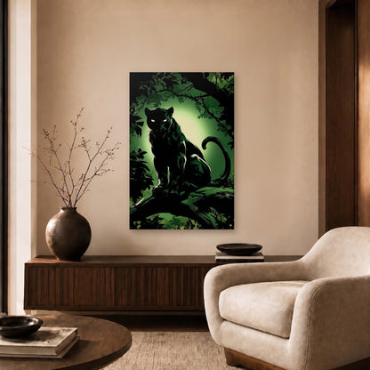 Wild Art acrylic wall art in a beige living room