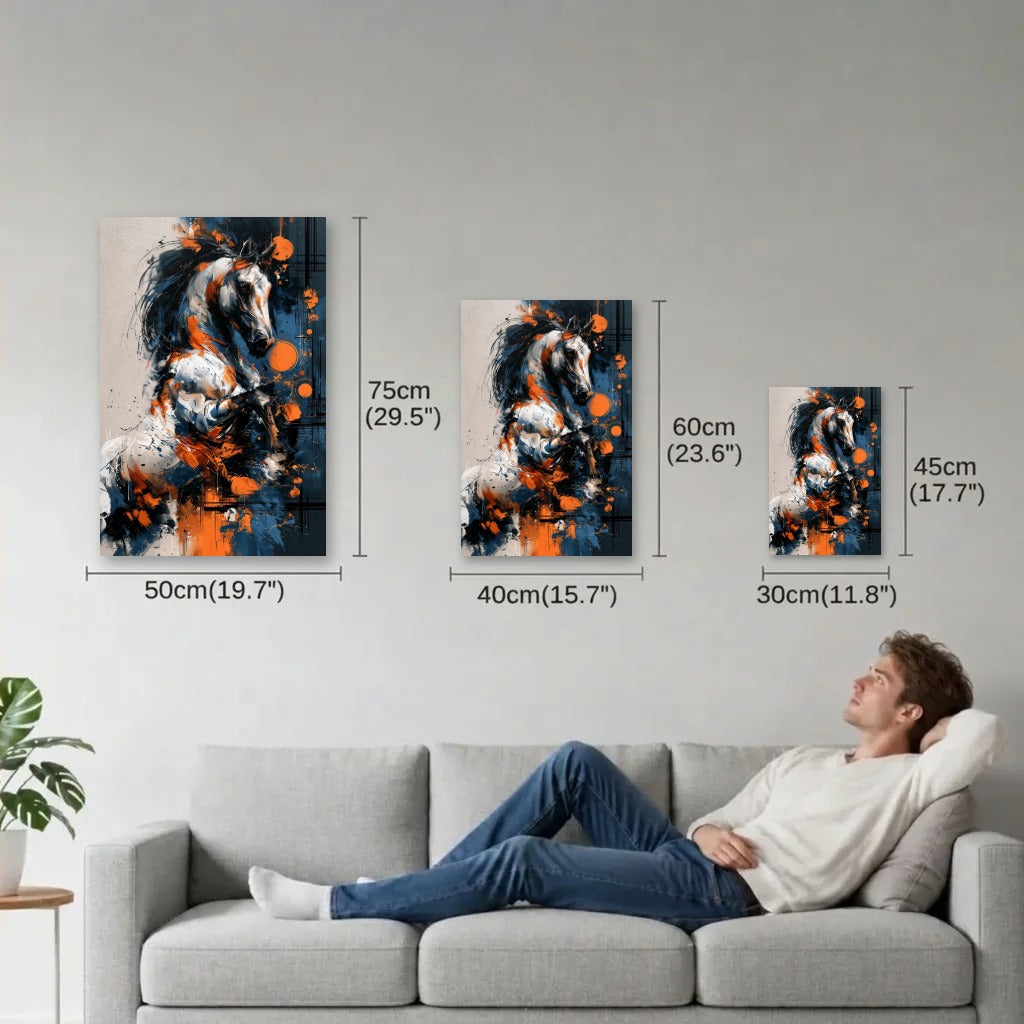Wild Art size guide 30x45, 40x60, 50x75 cm