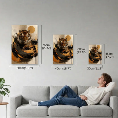 Wild Art size guide 30x45, 40x60, 50x75 cm
