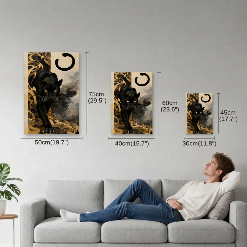 Wild Art size guide 30x45, 40x60, 50x75 cm