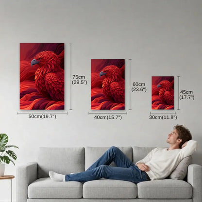 Wild Art size guide 30x45, 40x60, 50x75 cm