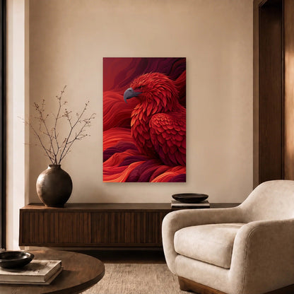 Wild Art acrylic wall art in a beige living room
