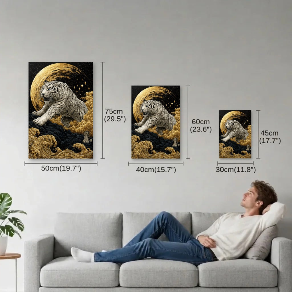 Wild Art size guide 30x45, 40x60, 50x75 cm