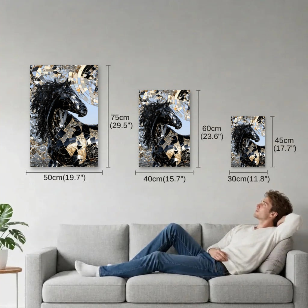 Wild Art size guide 30x45, 40x60, 50x75 cm