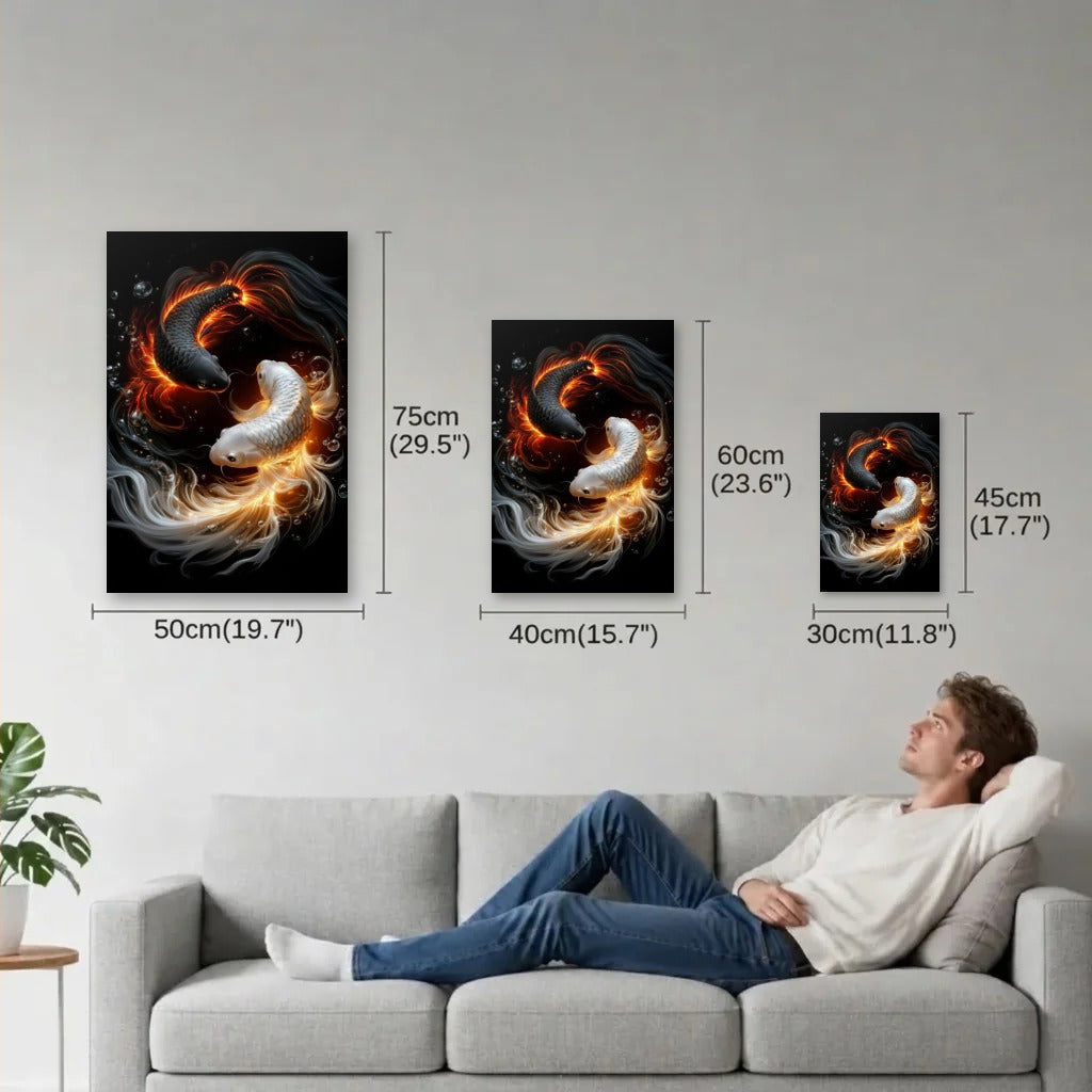 Wild Art size guide 30x45, 40x60, 50x75 cm