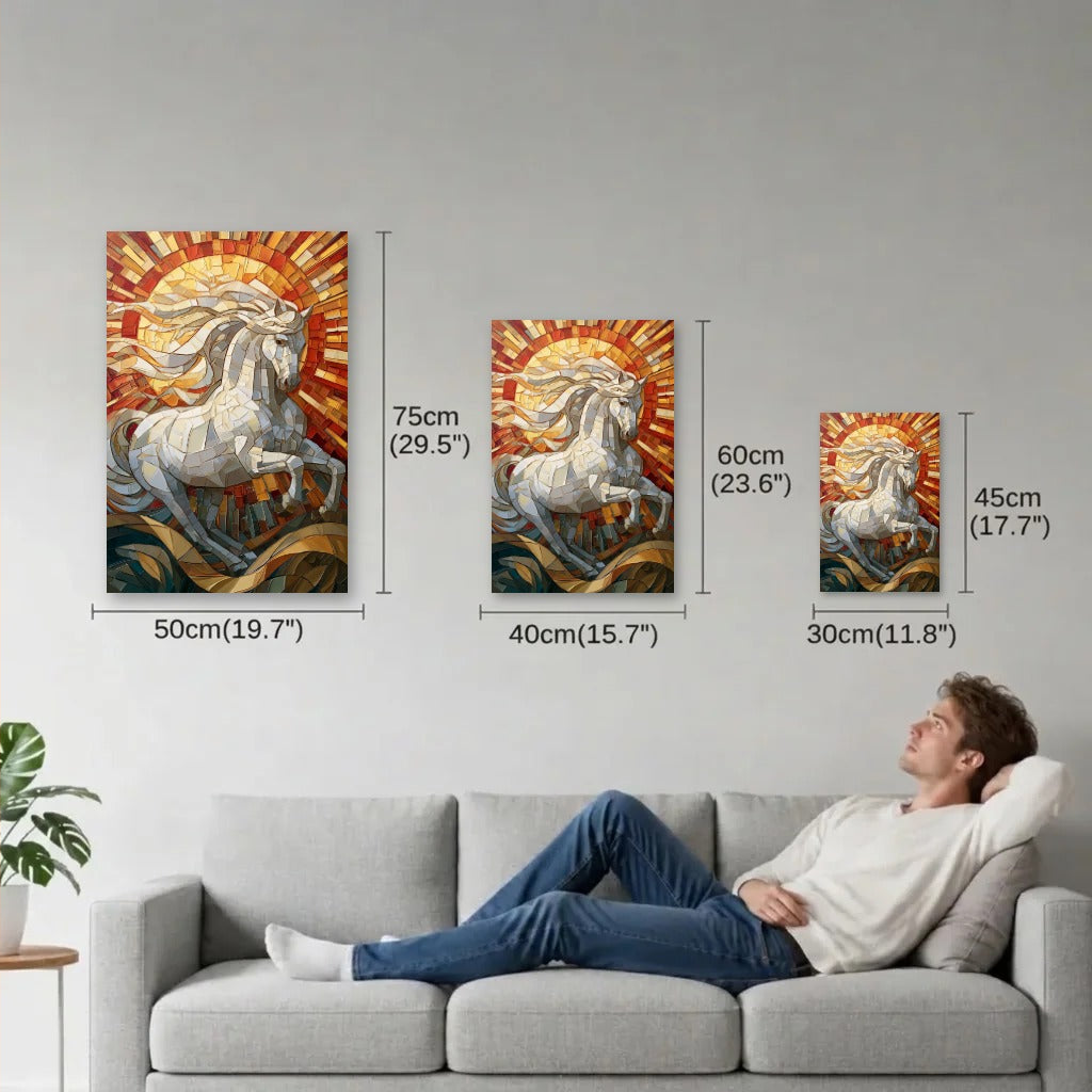 Wild Art size guide 30x45, 40x60, 50x75 cm