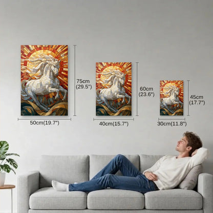 Wild Art size guide 30x45, 40x60, 50x75 cm