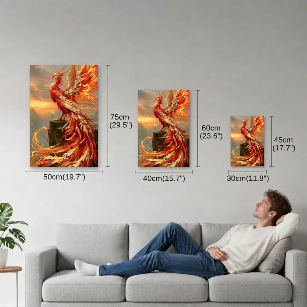 Wild Art size guide 30x45, 40x60, 50x75 cm