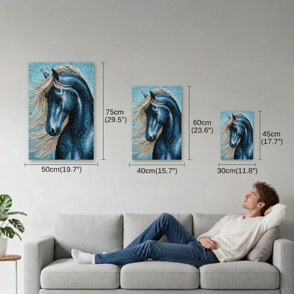 Wild Art size guide 30x45, 40x60, 50x75 cm