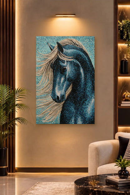 Wild Art acrylic wall art on a warm-lit luxury wall