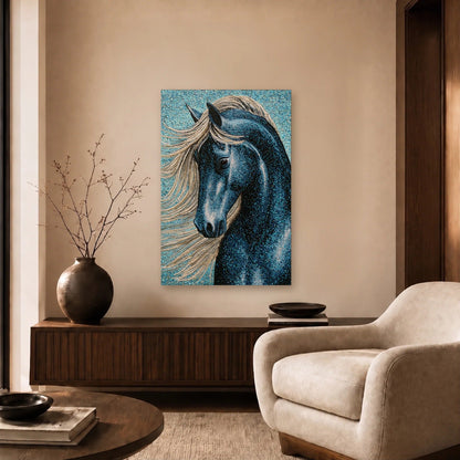 Wild Art acrylic wall art in a beige living room