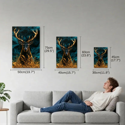Wild Art size guide 30x45, 40x60, 50x75 cm