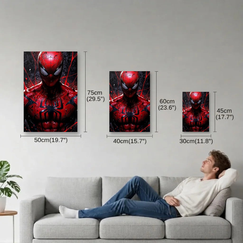 Anime Art size guide 30x45, 40x60, 50x75 cm