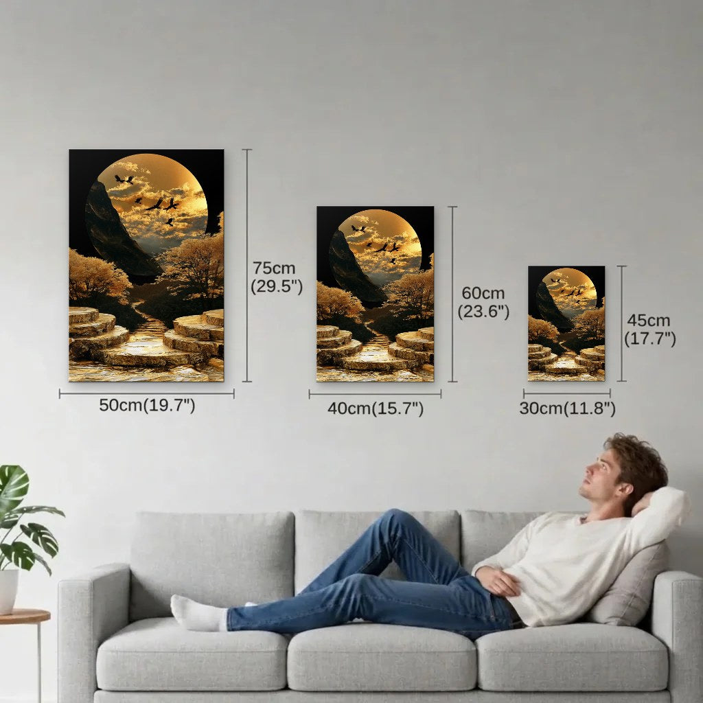 Nature Art size guide 30x45, 40x60, 50x75 cm
