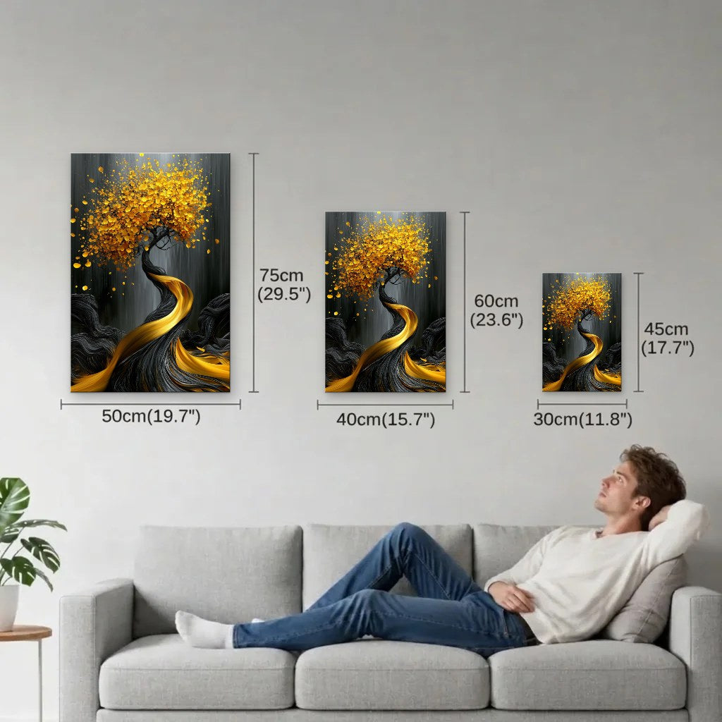 Nature Art size guide 30x45, 40x60, 50x75 cm