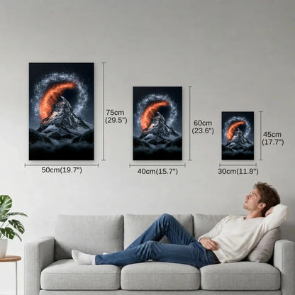 Nature Art size guide 30x45, 40x60, 50x75 cm