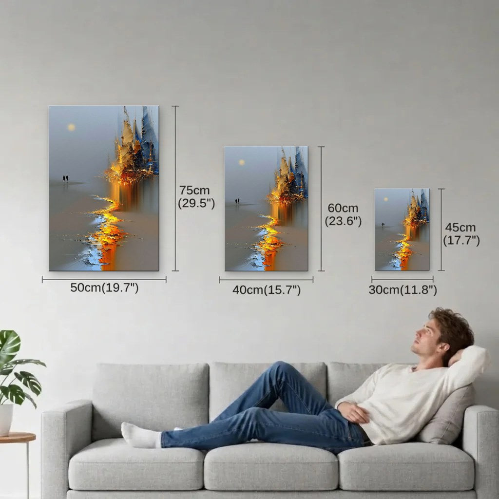 Nature Art size guide 30x45, 40x60, 50x75 cm