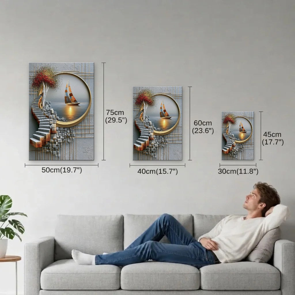 Nature Art size guide 30x45, 40x60, 50x75 cm
