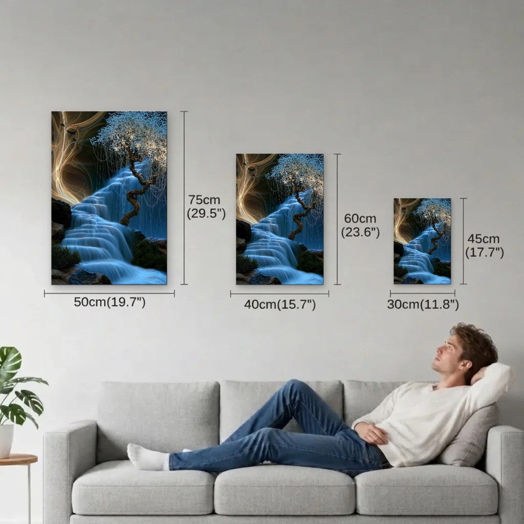 Nature Art size guide 30x45, 40x60, 50x75 cm