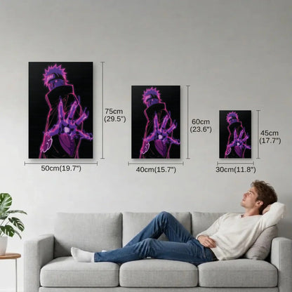 Anime Art size guide 30x45, 40x60, 50x75 cm